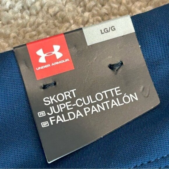 Under Armour Womens Golf Tennis UA Links Skort Skirt (Academy Blue) Sz L NWT - Picture 8 of 13